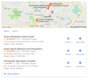 Google my business for doctors