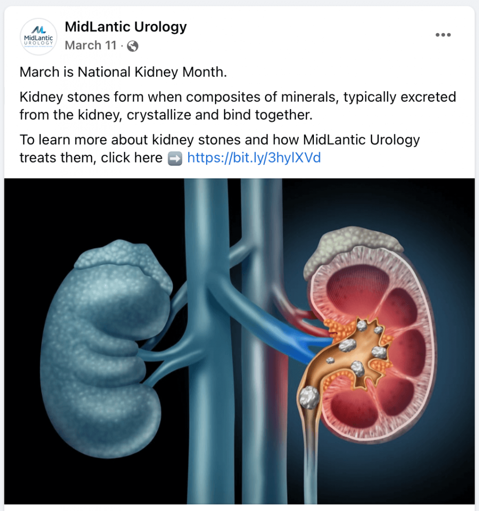 MidLantic Urology article on National Kidney Month
