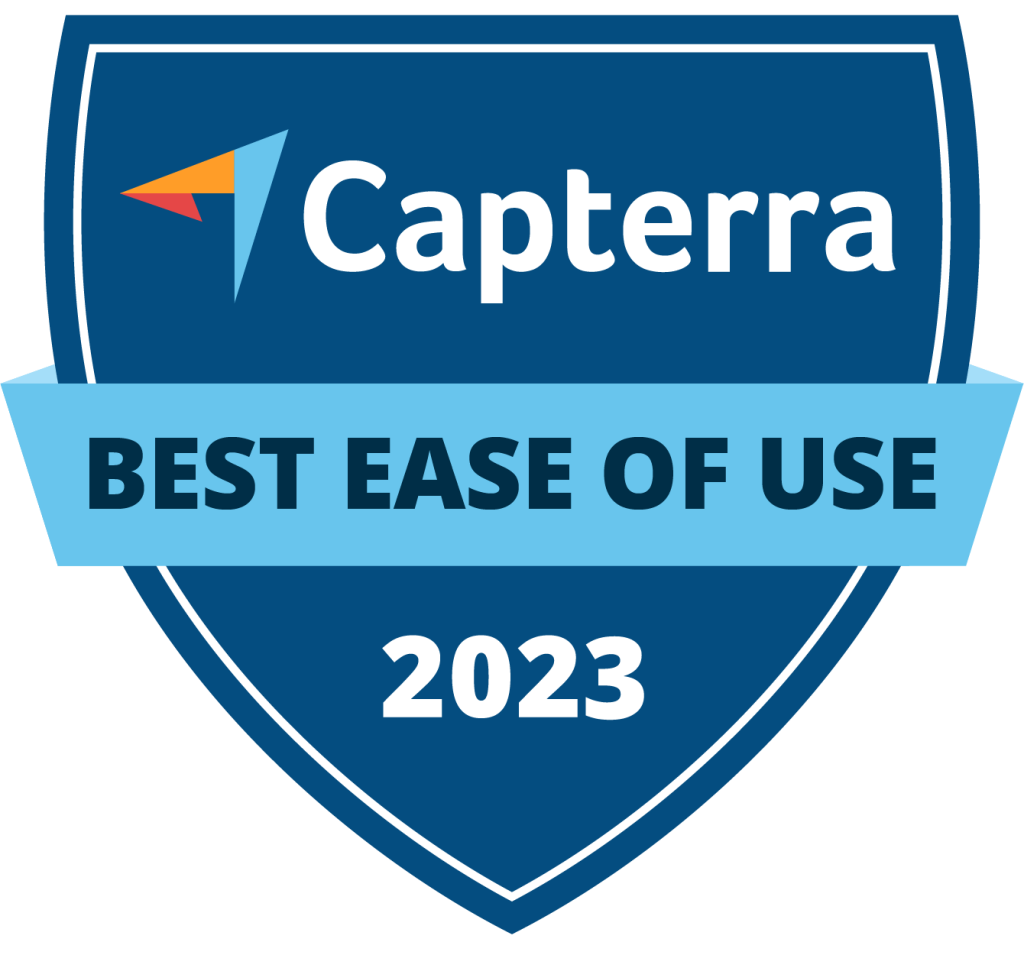 Capterra Best Ease of Use 2023